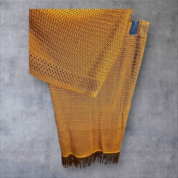 House of Harlow 1960 Fringe Crochet Knit Set | Size Large | NWT - Picture 2 of 8